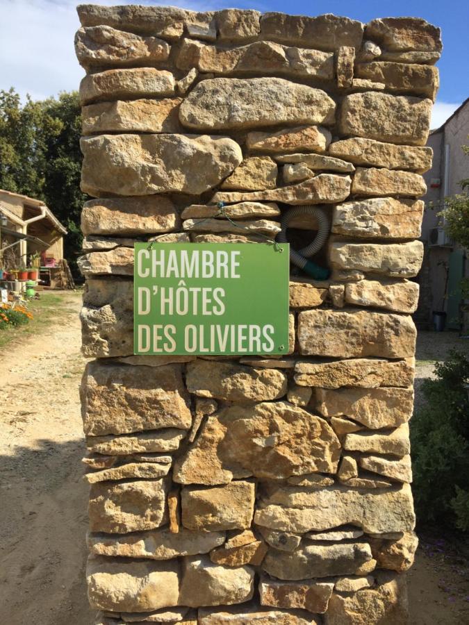 chambre d’hôtes des oliviers La Roque-sur-Cèze Exterior foto